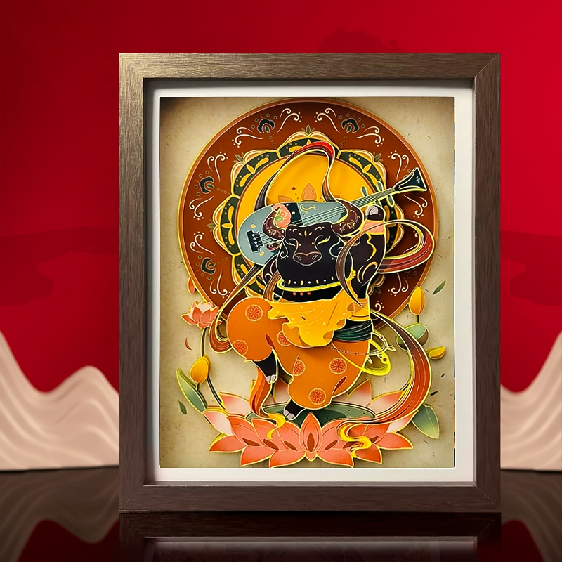 Chinese Zodiac Dunhuang Paper-Cut Ornament Personalized Art Gift-6