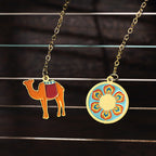Dunhuang Aesthetic Flying Sky Series Hollow Metal Bookmark-3