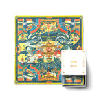 Elysian World Square Silk Scarf-2