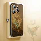 Embossed Qilin Apple iPhone Series Mobile Phone Case-2