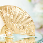 Folding Fan Solid Perfume Elegant Birthday Gift for Her-2