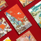 Funny Birthday Greeting Cards Good Luck Series Chinese New Year Cards-2
