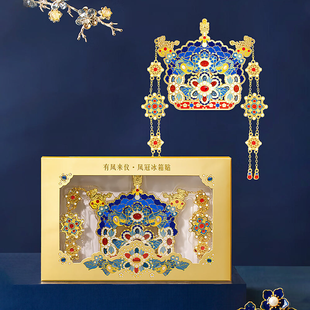 Phoenix Crown Fridge Magnet Chinese Fengguan Souvenir-2