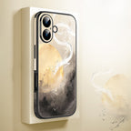 Golden Dragon Chasing the Moon iPhone 16 Mobile Phone Case-2