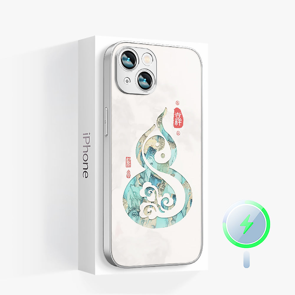 Good Fortune Gourd iPhone Series Magnetic Phone Case-1