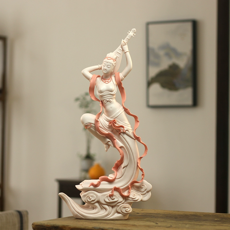 Home Decorations Creative Dunhuang Flying Dancing Girl Ceramic Crafts-2