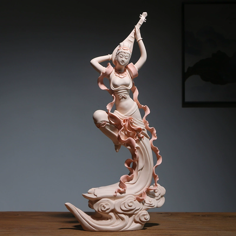 Home Decorations Creative Dunhuang Flying Dancing Girl Ceramic Crafts-5