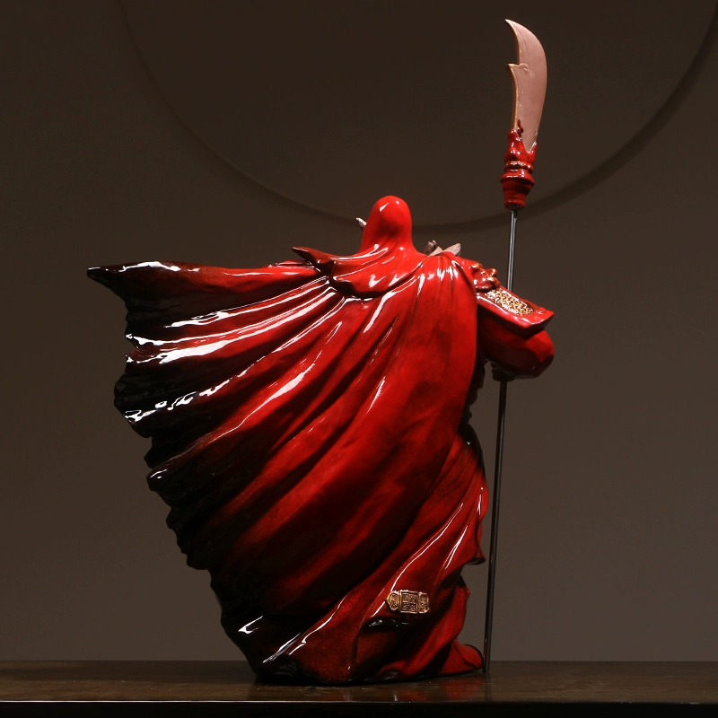 Home Ornaments Warrior Guan Gong God of Wealth Desktop Decorations-3