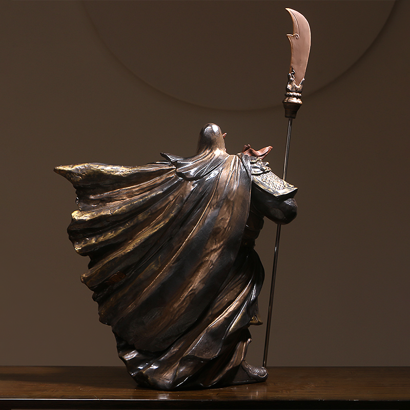 Home Ornaments Warrior Guan Gong God of Wealth Desktop Decorations-4