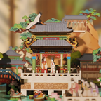 3D Puzzle Wooden Music Box – Han Yuefu Daguanyuan Scene-3