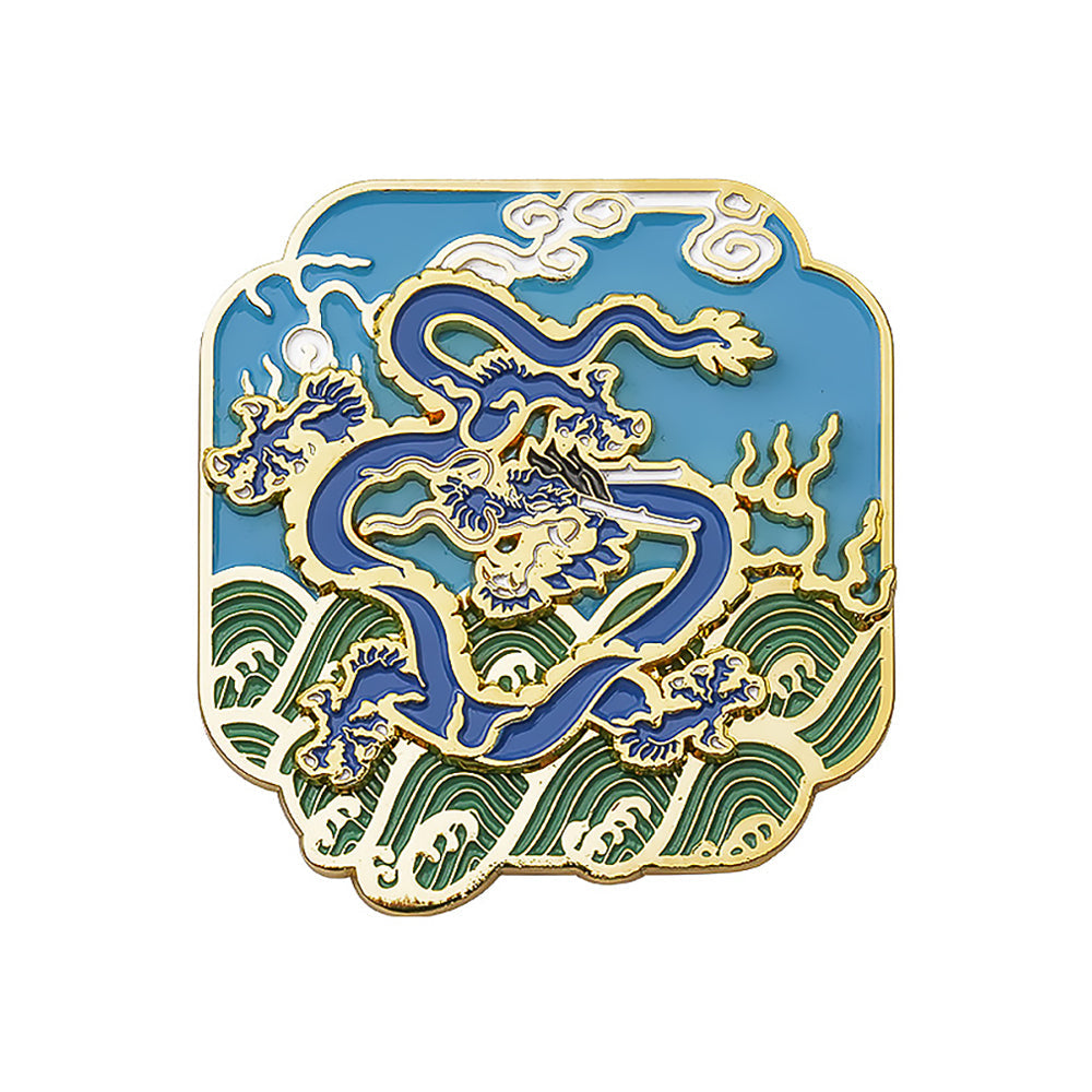 Nine Dragon Wall Fridge Magnets Imperial Dragon Souvenir-1