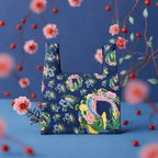 Northeast China Big Flower Eco-Friendly Durable Canvas Bag-3