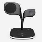5-in-1 15W Wireless Magnetic Fast Charging Stand - Multifunctional Wireless Charger with Night Light