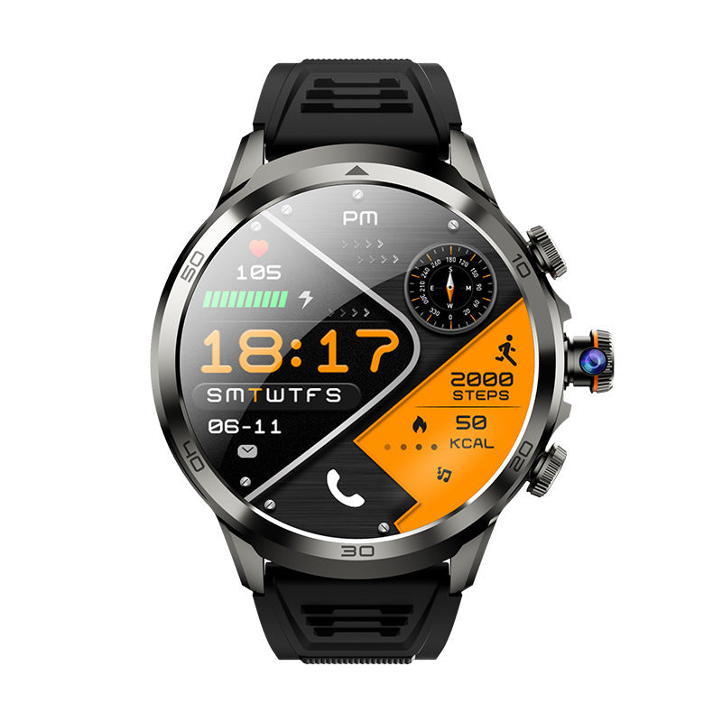H19 round screen smart watch phone watch - 1.95 inch AMOLED screen, HD camera function