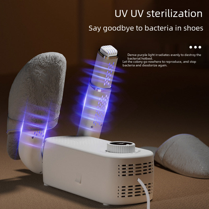 Smart timed shoe dryer  foldable and adjustable quick-drying deodorizing and sterilizing dryer