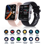Fengxing F57L sports watch heart rate blood pressure monitoring body temperature information push Bluetooth smart watch