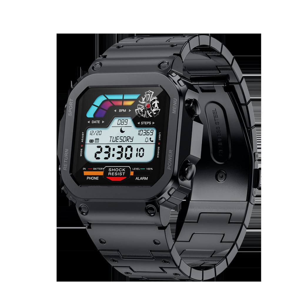 AW39 Bluetooth Call Sports Smart Watch - Health Management, Retro Fashion Design