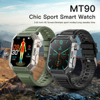 MT90 sports smartwatch - Bluetooth calls, exercise monitoring, heart rate and blood pressure monitoring