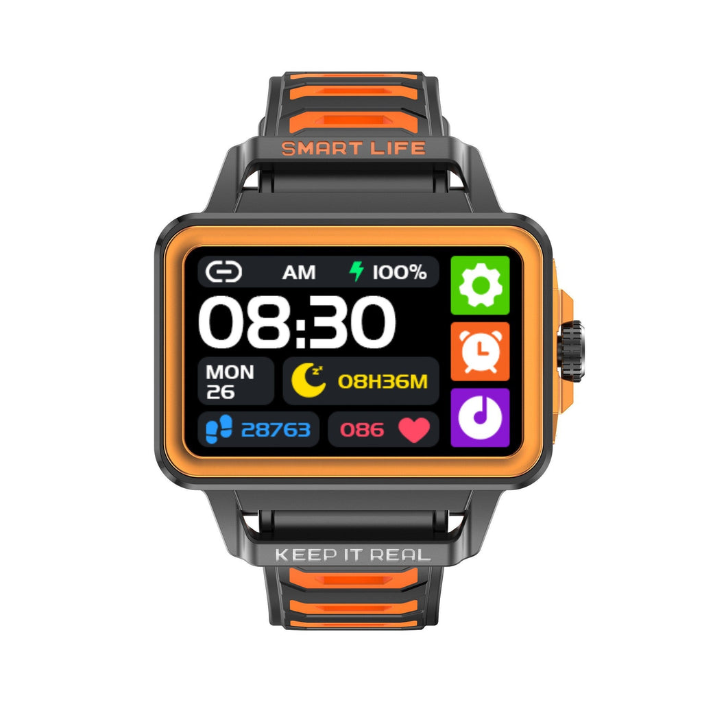 S666 Bluetooth smart watch - dynamic dial, sports pedometer, heart rate monitoring, information reminder, music function