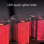 RGB Quasi Nixie Tube Clock Desktop Creative Ornaments Digital Clock