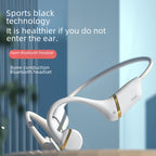 H12 Head-mounted Sports Bone Conduction Second Generation Noise Cancelling Wireless Bluetooth Headphones