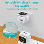 Suitable for Apple watch, wireless charger, iwatch magnetic charging, A-port, C-port, iPhone, DP fast charger