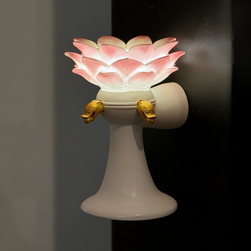 Lotus Lamp Fridge Magnet Elegant Chinese Lantern Decor-3