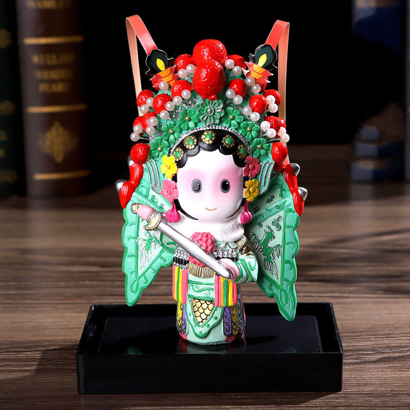 Peking Opera Mask Character Ornaments Home Accessories-5