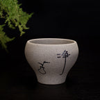 Retro Bowl Stoneware Tea Cup Large Ceramic Creative Single-2