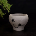 Retro Bowl Stoneware Tea Cup Large Ceramic Creative Single-6