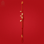 Zodiac Snake Red Rope Bracelet Red Agate Gold-Plated Charm-2