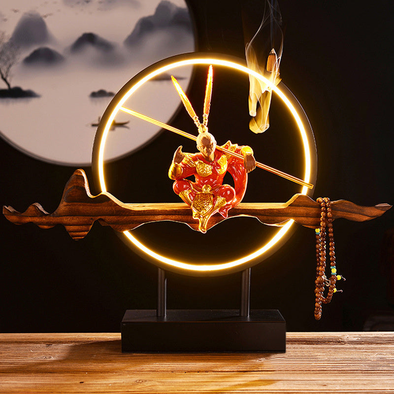 Wukong Zen Incense Seat Decoration-5