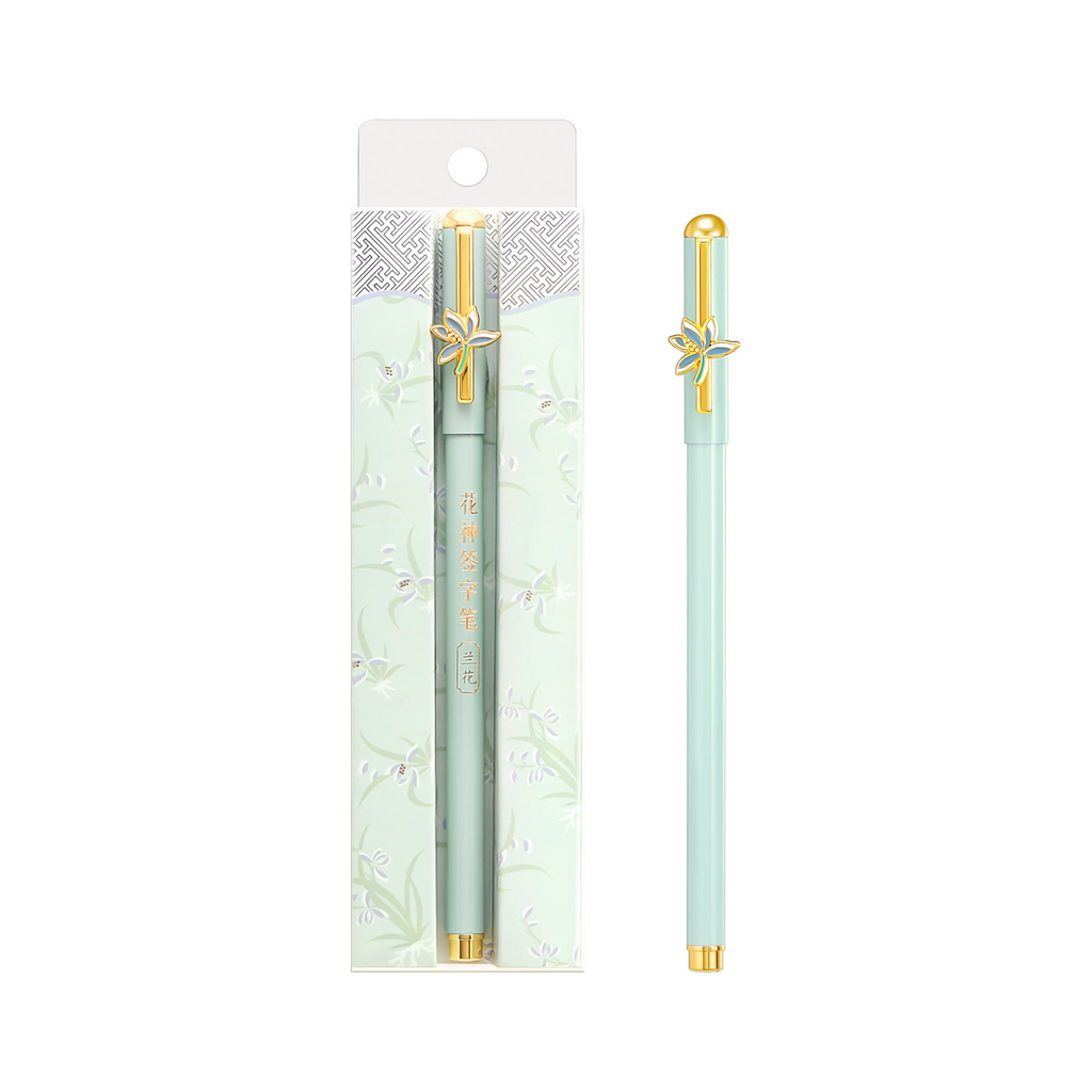 Twelve Flower Gods Gel Pens: Writing Tools Infused with Oriental Style-4