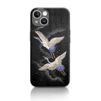 Two Cranes iPhone Series MagSafe Magnetic Phone Case-2