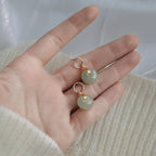 Peace Buckle Hetian Jade Women's Earrings