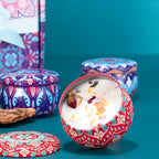 Scented Candle Gift Box with Dried Flowers for Calm and Ambience-3