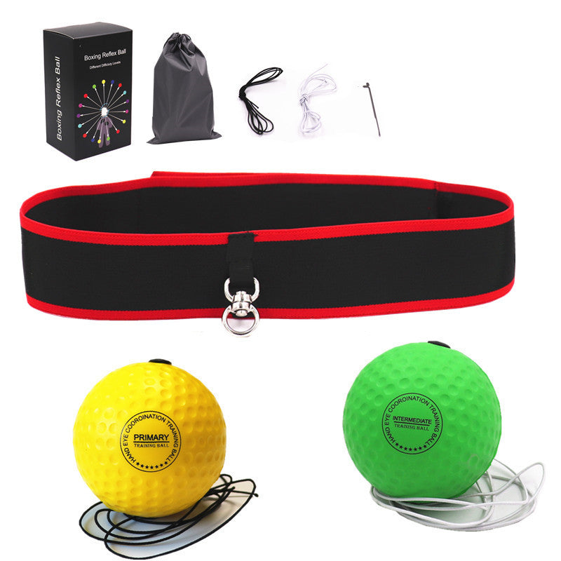 Boxing Reaction Ball Head-mounted Adjustable PU Fitness Equipment