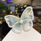 Antique butterfly Chinese hairpin with tassel design