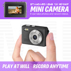 Black 1080p Mini Camera Pocket-Sized Recorder Gift for Gadget Fans-2