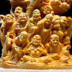 Thuja Wooden Carving Eighteen Arhat Ornament
