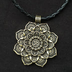 Viking Tibetan Spirit Necklace Tibetan Mandala Pendant Necklace