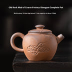 Stoneware Old Rock Clay Teapot Mild Luxury Retro Household Kung Fu Tea Set