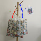 Embroidery Flower One Shoulder Portable Lace Tote Bag Artsy Ancient Style