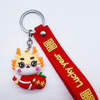 Creative Cartoon Cute Dragon Year Keychain Pendant