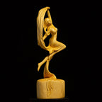 Handicrafts Beauty Figures Wood Carving Ornaments