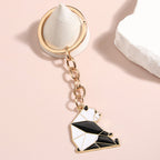 Cute animal key ring with panda, bunny, fox, koala design