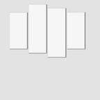 Custom Quadruple Canvas Frameless Painting
