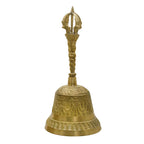 Sanqingling Tripronged Copper Hand-operated Vajra Bell