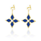 Earrings Four Leaf Clover Electroplating Earrings