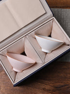 Bamboo-hat Type Cup Ceramic Tea Bowl Cup
